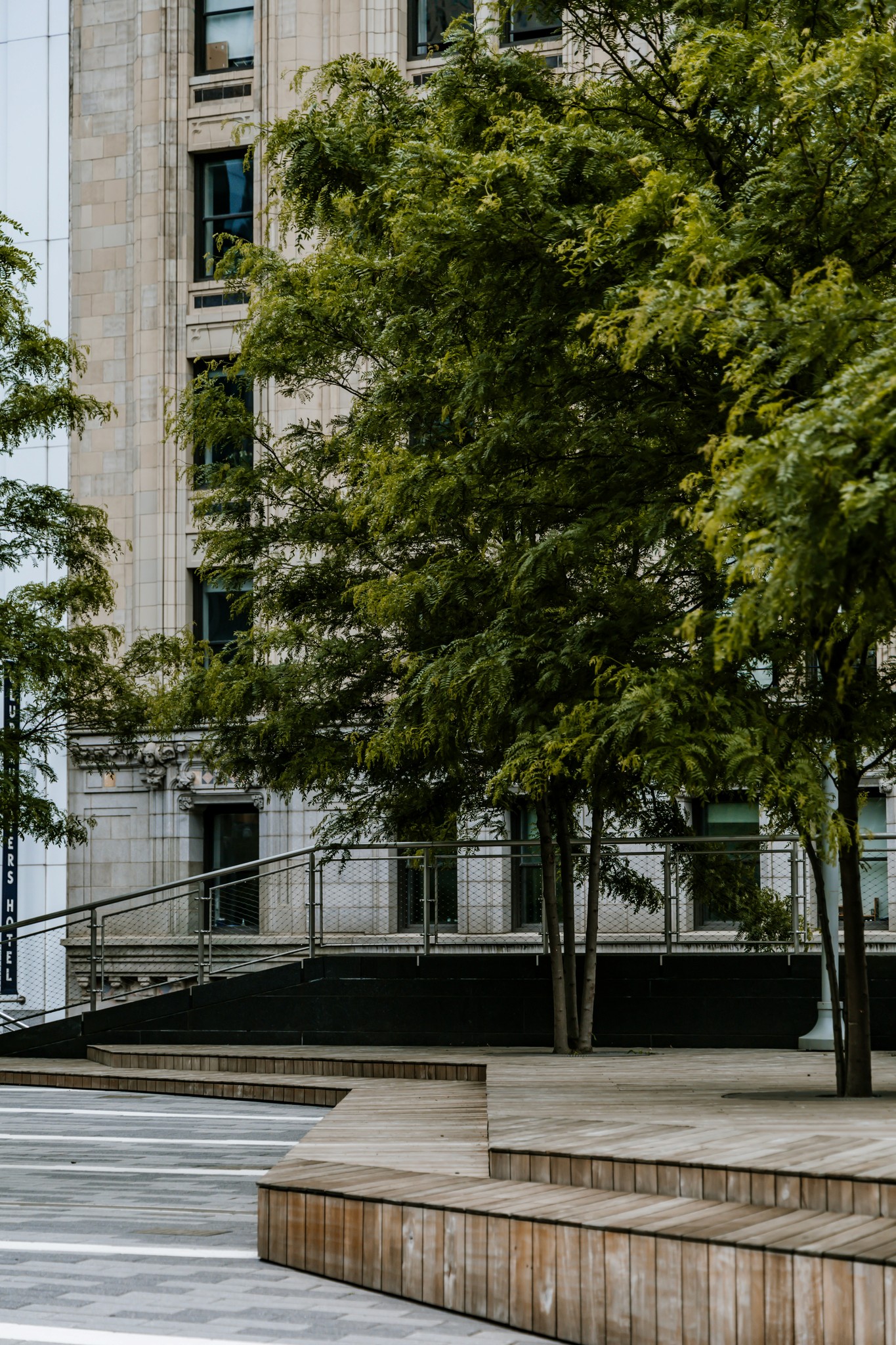 a person riding a skateboard on a city street